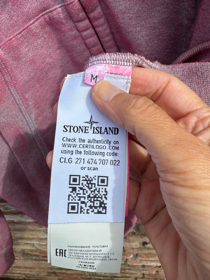 Stone Island Dust Zipped Hoodie - M