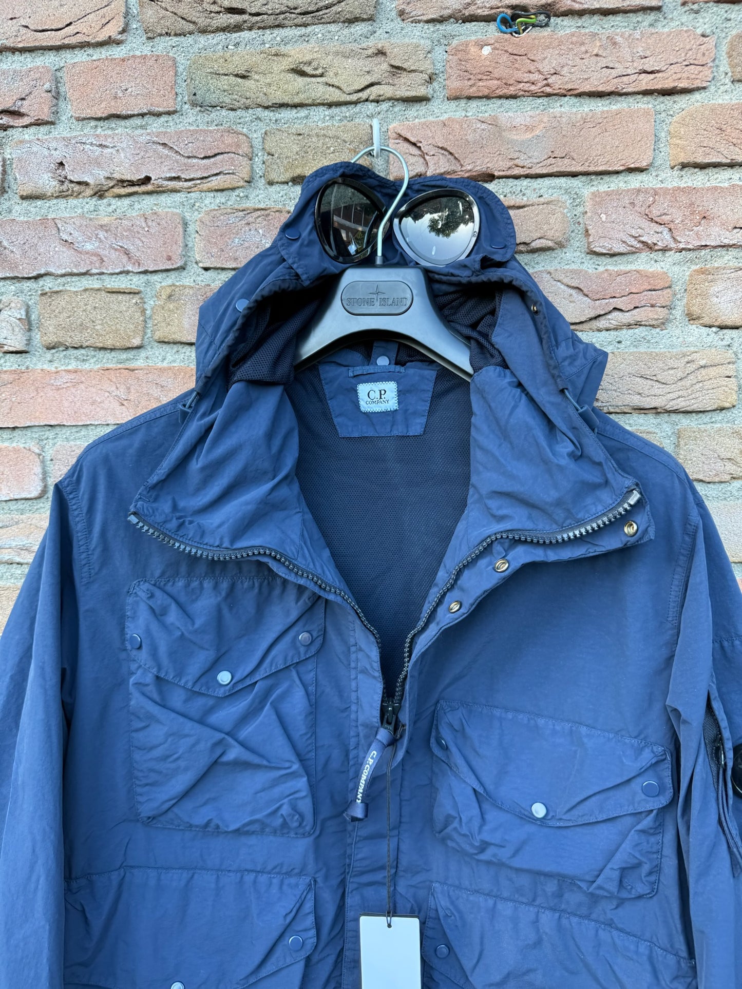 C.P. Company Flatt Nylon Goggle Jacket - L