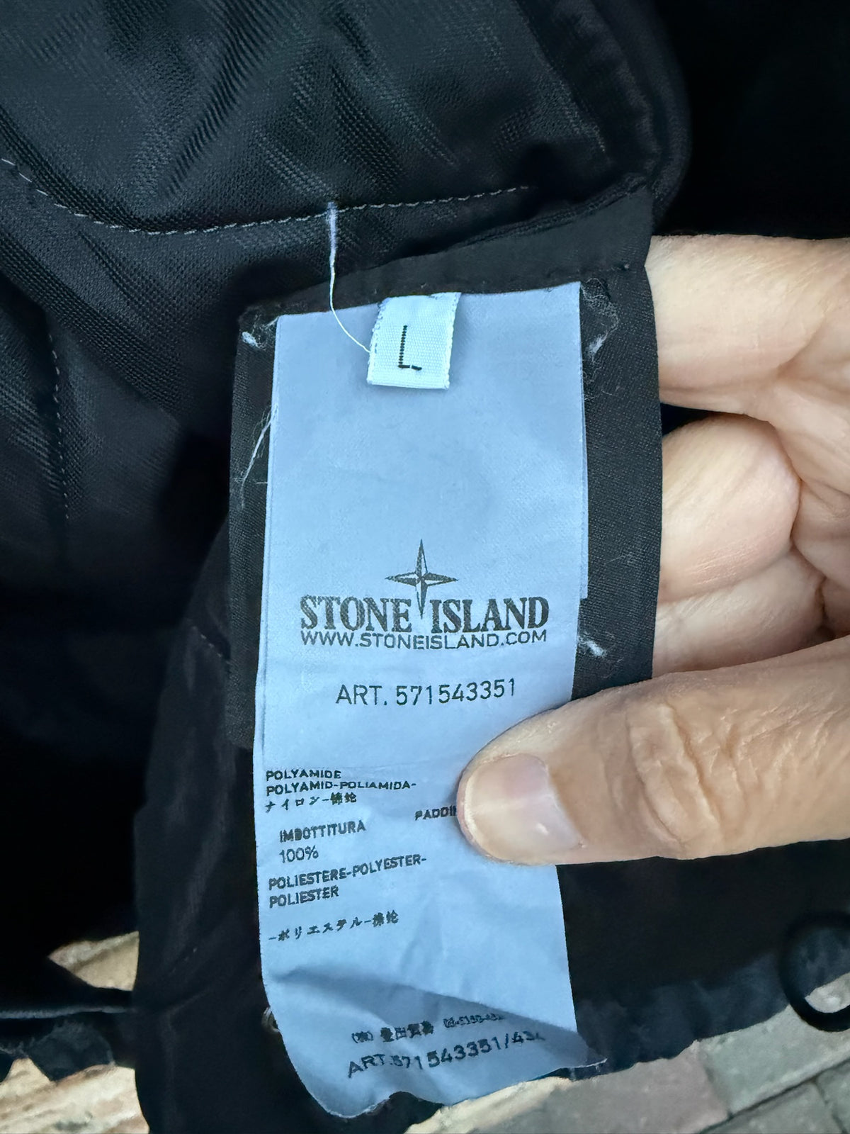 Stone Island Organic Sheen Jacket - L
