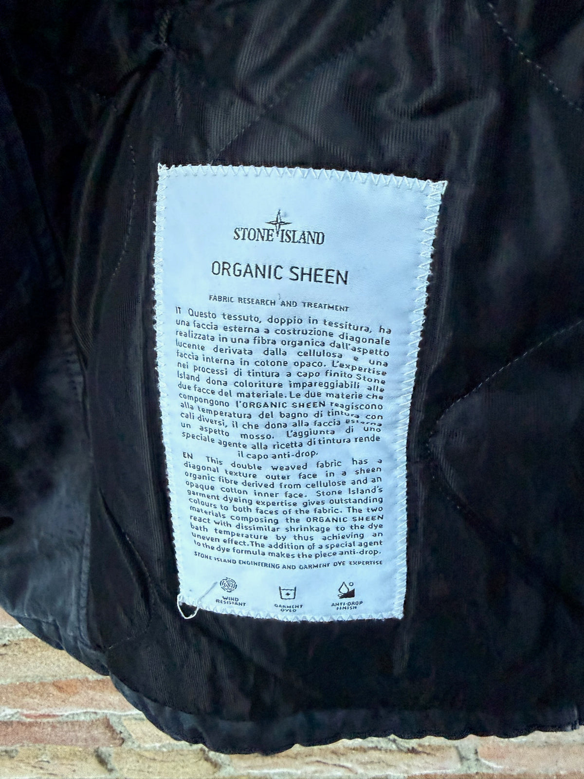 Stone Island Organic Sheen Jacket - L