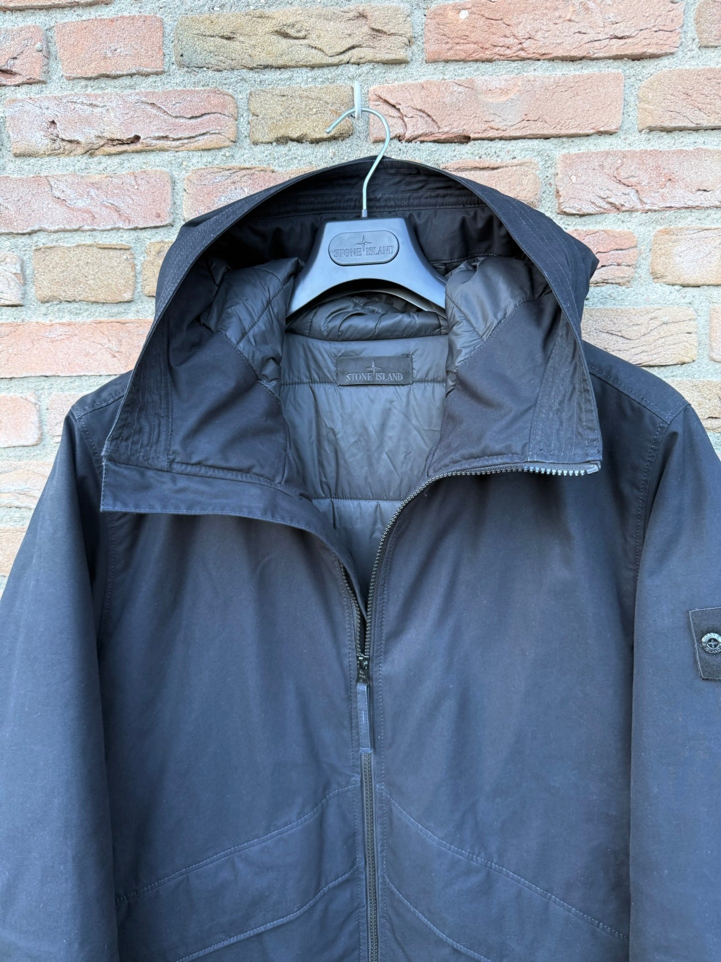 Stone Island Weatherproof Cotton Canvas Ghost Jacket - L