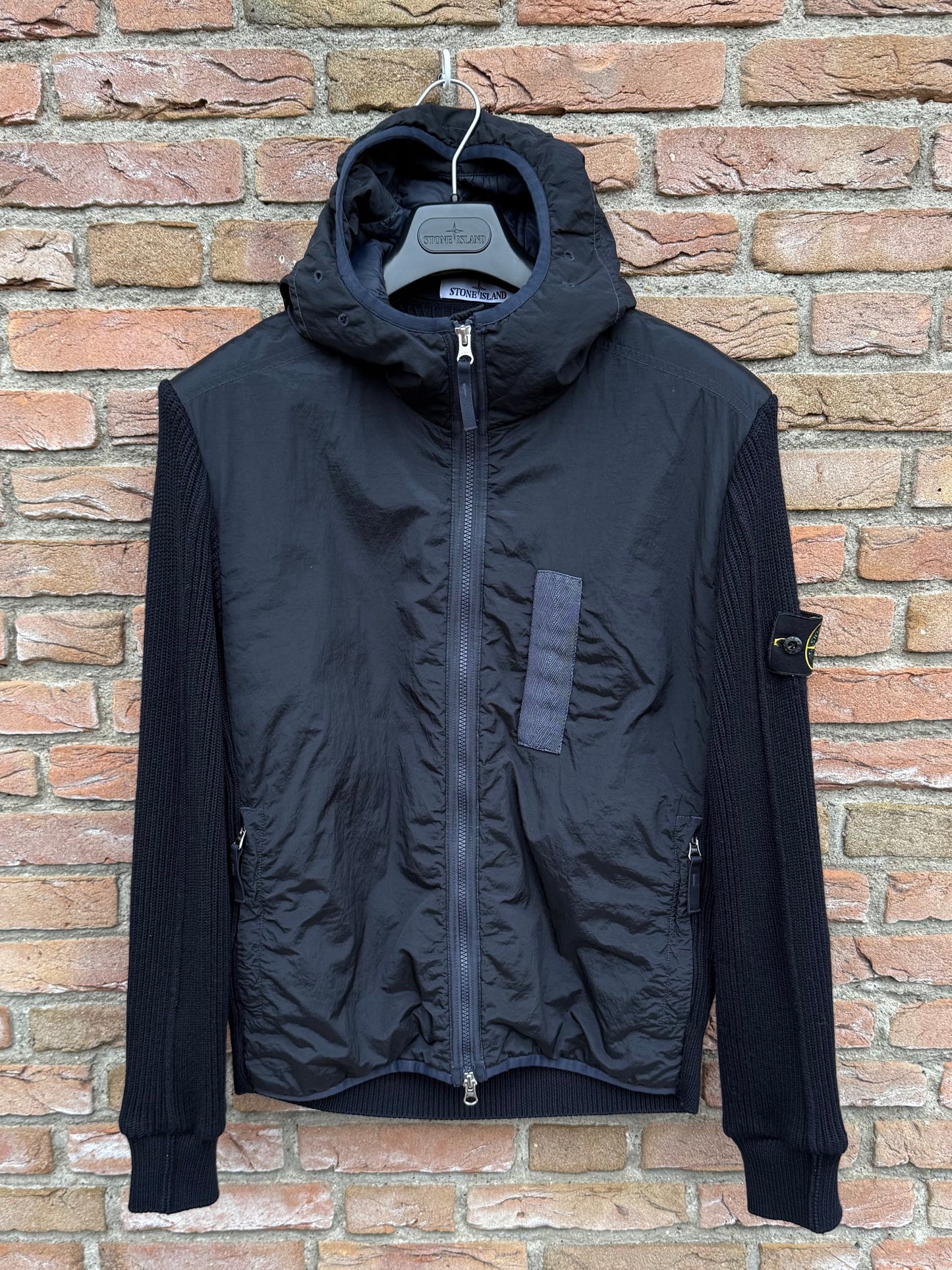 Stone Island Nylon Metal with Primaloft and Knit Jacket - S