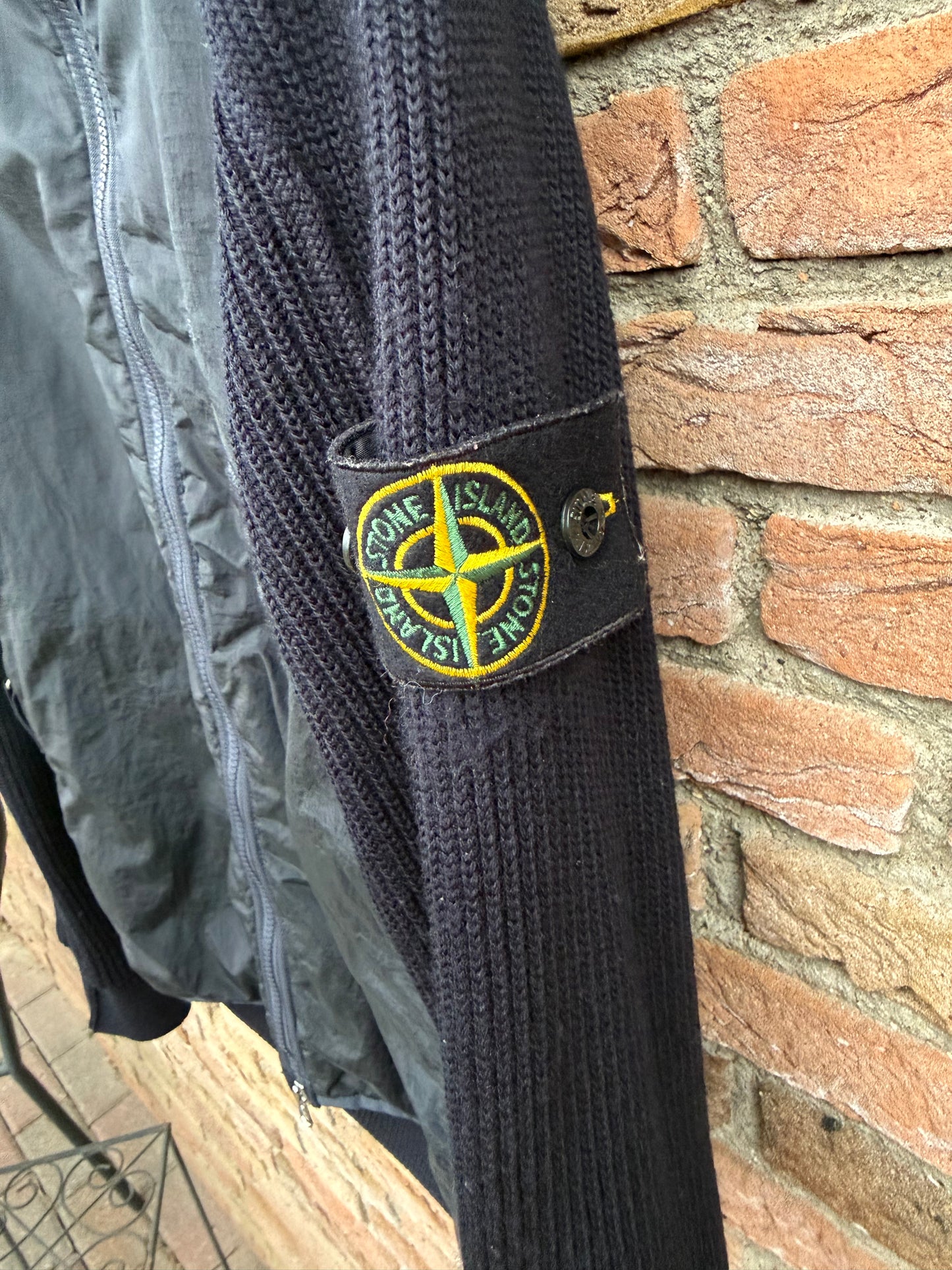 Stone Island Nylon Metal with Primaloft and Knit Jacket - S