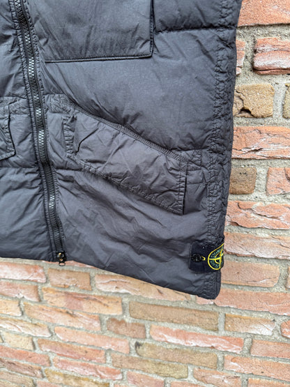 Stone Island Garment Dyed Crinkle Reps R-NY Down Gilet - L