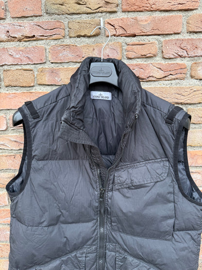 Stone Island Garment Dyed Crinkle Reps R-NY Down Gilet - L