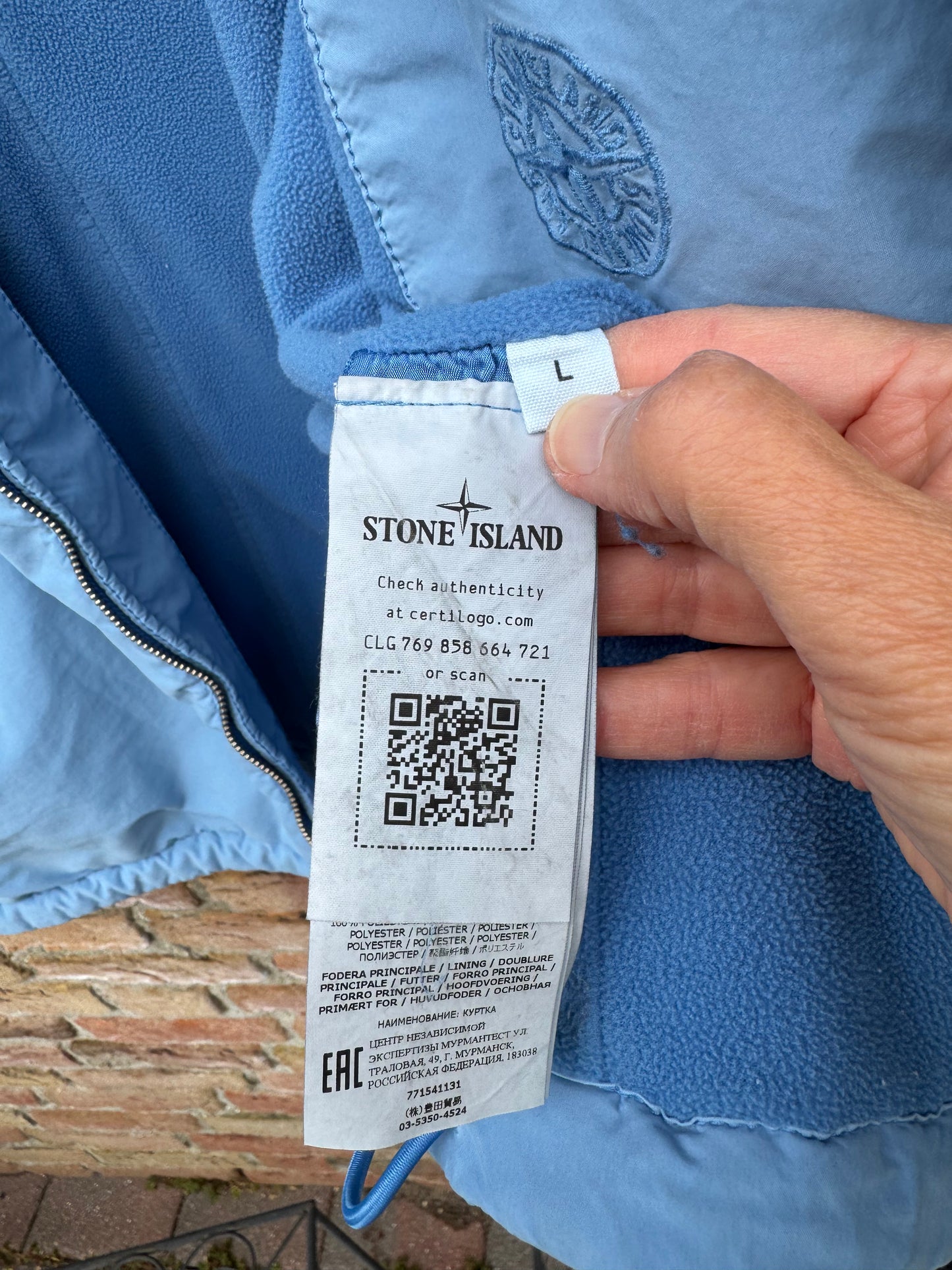 Stone Island David Light-TC with Micropile Jacket - L