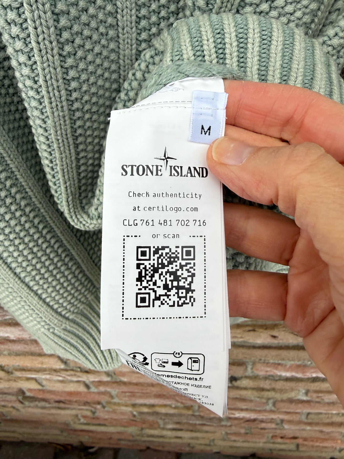 Stone Island Dust Knit Pullover - M
