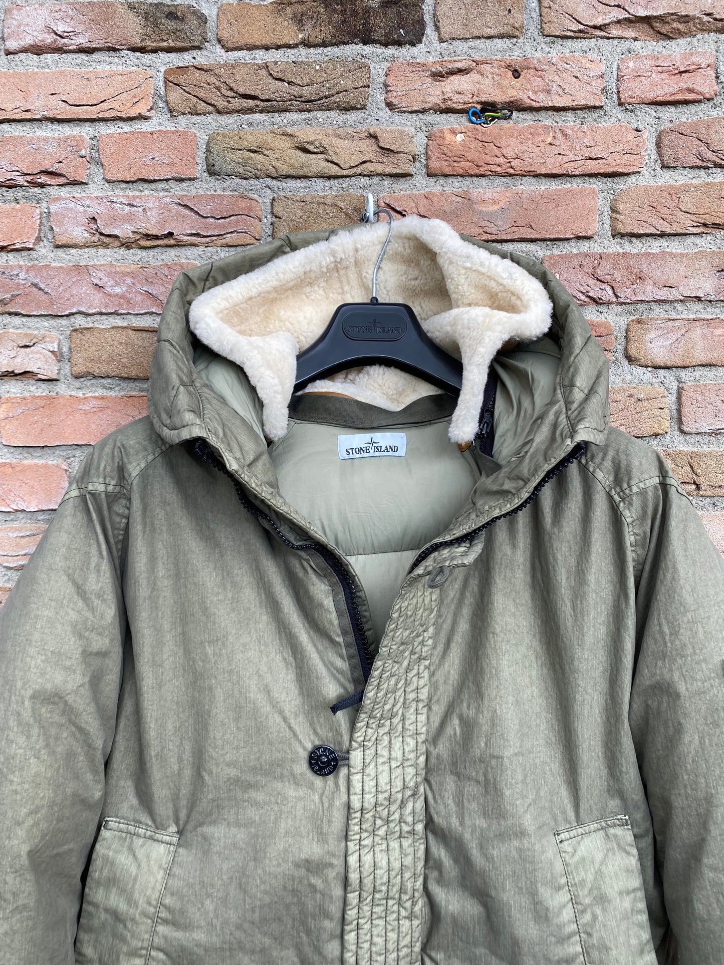 Stone Island 50 Fili Resinata Daunenjacke - L