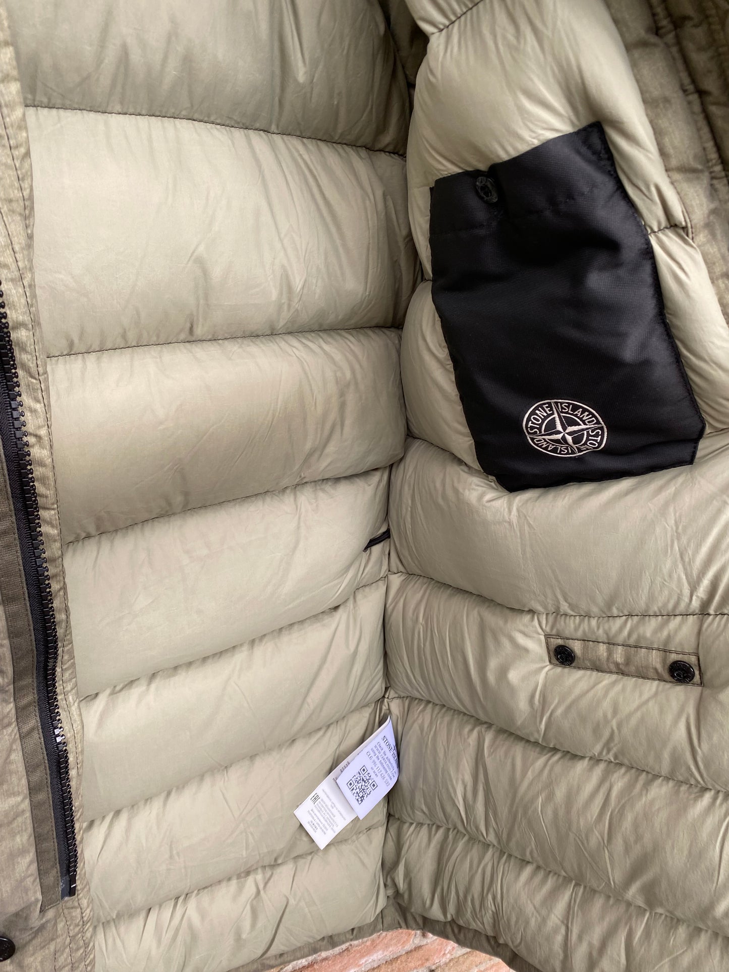 Stone Island 50 Fili Resinata Daunenjacke - L