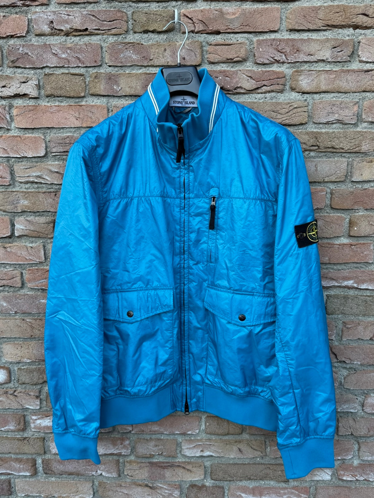 Stone Island Micro Rip Stop 7 Den / Tyvek Shield Jacket - 3XL