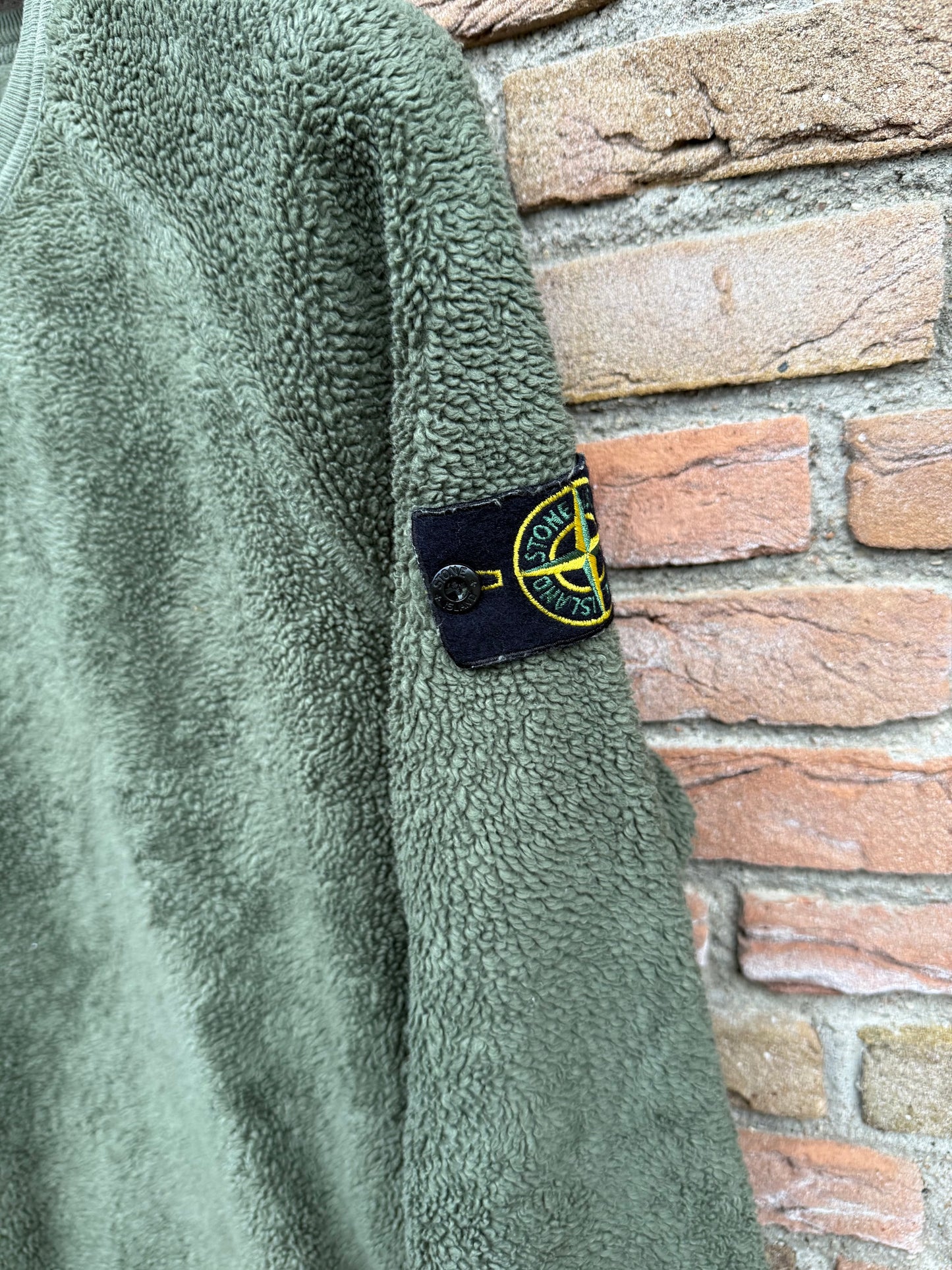 Stone Island Teddy Fleece Pullover - L