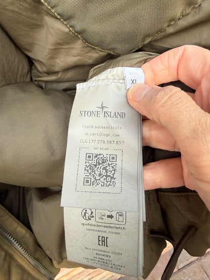 Stone Island Twill Wool Down-TC Ghost Jacket - XL