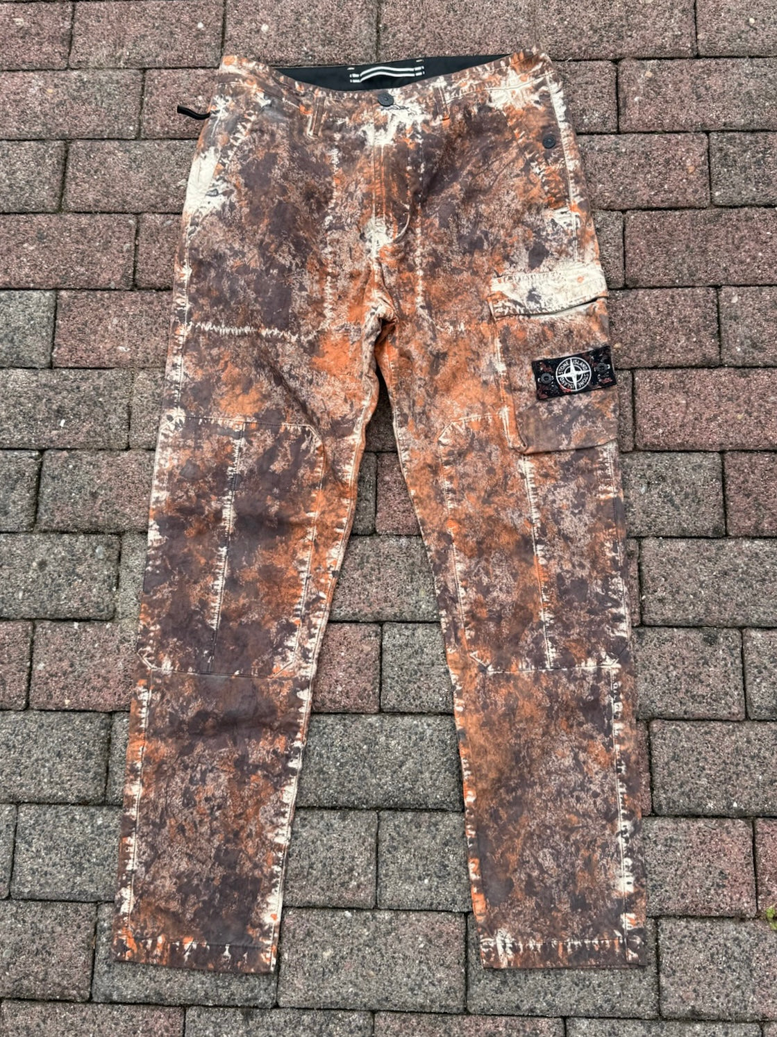 Stone Island Paintball Camo Cargos - W32