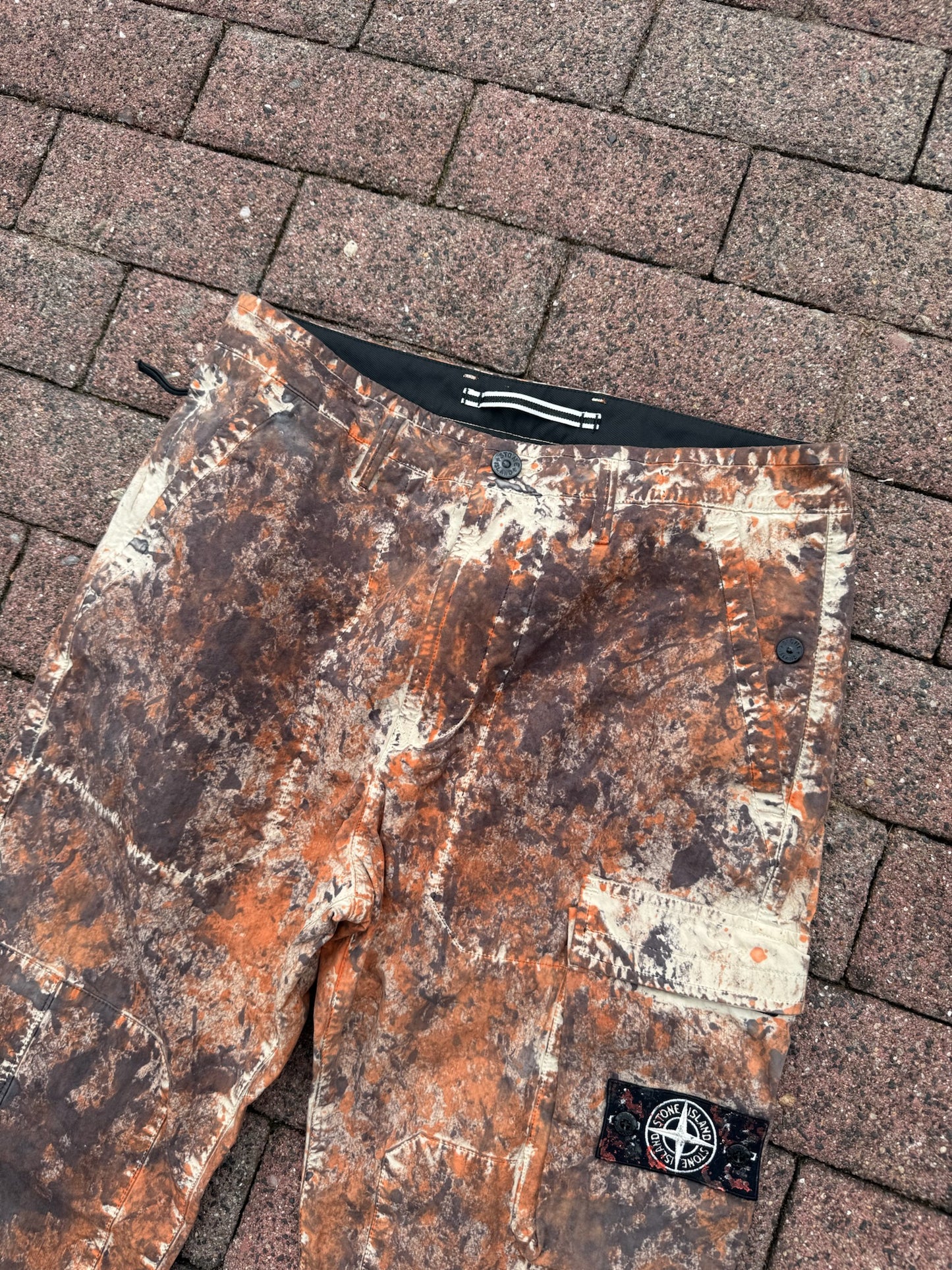 Stone Island Paintball Camo Cargos - W32