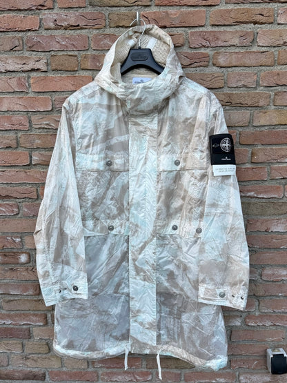 Stone Island UV-Reactive Scan Camo on Nylon Ripstop Jacket - L