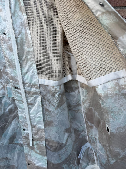 Stone Island UV-Reactive Scan Camo on Nylon Ripstop Jacket - L