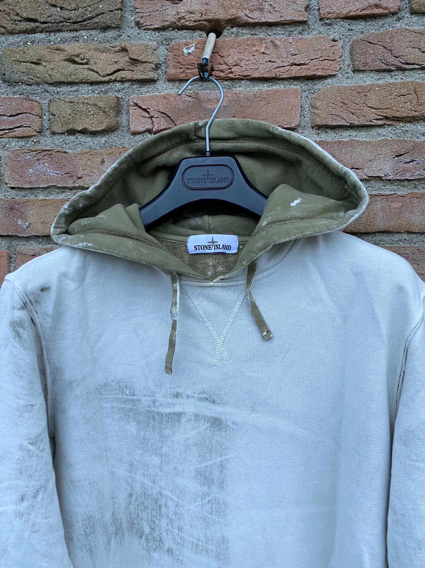 Stone Island Hand Corrosion Hoodie - XL