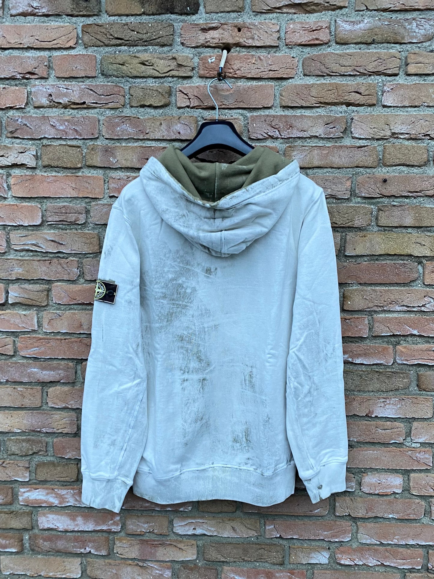 Stone Island Hand Corrosion Hoodie - XL