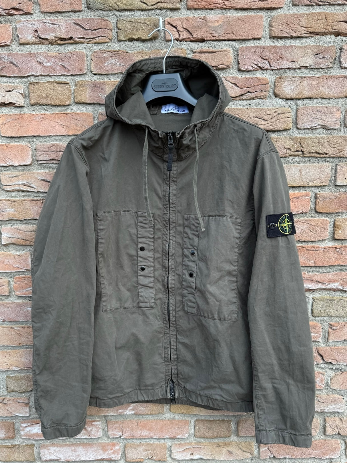 Stone Island Supima Cotton Twill Stretch-TC Jacket - M
